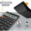 imageCATIGA 12 Digit Desktop Calculator Basic Desk Calculator with Large LCD Display Big Buttons 4 Function Solar and Battery Dual Power for Office School Home SD1292 Fresh Blue21 Black