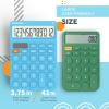 imageCATIGA 12 Digit Desktop Calculator Basic Desk Calculator with Large LCD Display Big Buttons 4 Function Solar and Battery Dual Power for Office School Home SD1292 Fresh Blue5 Blue