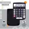 imageCATIGA Desktop Calculator 8 Digit with Solar Power and Easy to Read LCD Display Big Buttons for Home Office School Class and Business 4 Function Small Basic Calculators for Desk CD8185Black