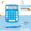 imageCATIGA Desktop Calculator 8 Digit with Solar Power and Easy to Read LCD Display Big Buttons for Home Office School Class and Business 4 Function Small Basic Calculators for Desk CD8185Blue