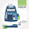 imageCATIGA New ampamp Upgraded 2025 Printing Calculator Adding Machine 10 Key Desktop Home Office Calculator with Paper Roll Print Out Accounting Business Finance2 Blue Pro
