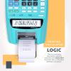 imageCATIGA New ampamp Upgraded 2025 Printing Calculator Adding Machine 10 Key Desktop Home Office Calculator with Paper Roll Print Out Accounting Business Finance5 Light Blue