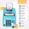 imageCATIGA New ampamp Upgraded 2025 Printing Calculator Adding Machine 10 Key Desktop Home Office Calculator with Paper Roll Print Out Accounting Business Finance5 Light Blue