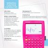 imageCATIGA Scientific Calculator with Graphic Functions Multiple Modes with Intuitive Interface Perfect for Beginner and Advanced Courses High School or College CS121Pink