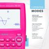 imageCATIGA Scientific Calculator with Graphic Functions Multiple Modes with Intuitive Interface Perfect for Beginner and Advanced Courses High School or College CS121Pink
