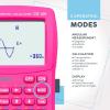 imageScientific Calculator 2 Line  for Math Algebra and Trigonometry Science Statistics Engineering Physics Business Class Over 200 Functions with Memory and Replay Function4 Pink