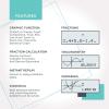 imageScientific Calculator 2 Line  for Math Algebra and Trigonometry Science Statistics Engineering Physics Business Class Over 200 Functions with Memory and Replay Function3 White