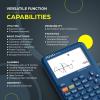 imageTOVO Scientific Calculator with Graphing Functions Multiple Modes 360 Functions Large Screen Intuitive Interface for Beginners High School ampamp Advanced Courses TS259 Developed by CATIGANavy Blue