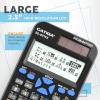 imageTOVO Scientific Calculator with Graphing Functions Multiple Modes 360 Functions Large Screen Intuitive Interface for Beginners High School ampamp Advanced Courses TS259 Developed by CATIGA991EX Black