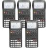 imageScientific Calculator 2 Line  for Math Algebra and Trigonometry Science Statistics Engineering Physics Business Class Over 200 Functions with Memory and Replay FunctionBlack 5 Pack