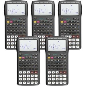 imageScientific Calculator 2 Line  for Math Algebra and Trigonometry Science Statistics Engineering Physics Business Class Over 200 Functions with Memory and Replay FunctionBlack 5 Pack