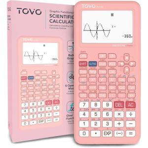 imageTOVO Scientific Calculator with Graphing Functions Multiple Modes 360 Functions Large Screen Intuitive Interface for Beginners High School ampamp Advanced Courses TS259 Developed by CATIGAPink